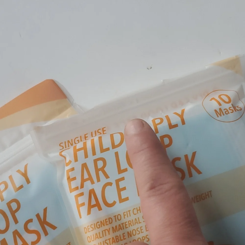 Single Use Face Masks child single